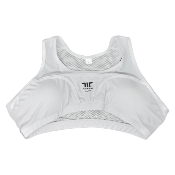 Karate Brustschutz Damen weiß